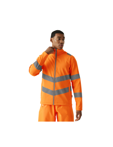 REG-TRA712-Pro Contract Hi-Vis Ablaze 2L Softshell Jacket